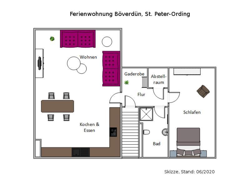 Ferienwohnung Boeverduen Sankt Peter-Ording Εξωτερικό φωτογραφία